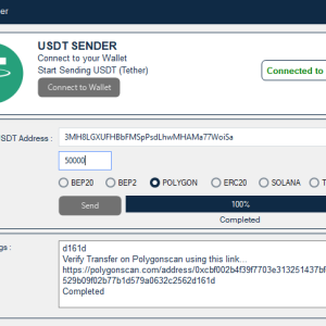 Fake usdt/tether sender (PC)